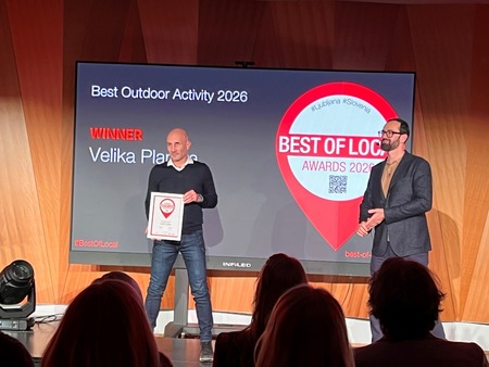 Veliki planini in Arboretumu Volčji Potok prestižni nagradi  (1)